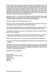Temporary Road Closure