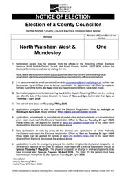 County Council Elections