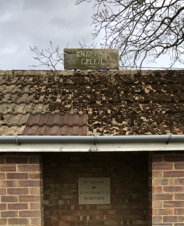 The old village sign, Knapton Green