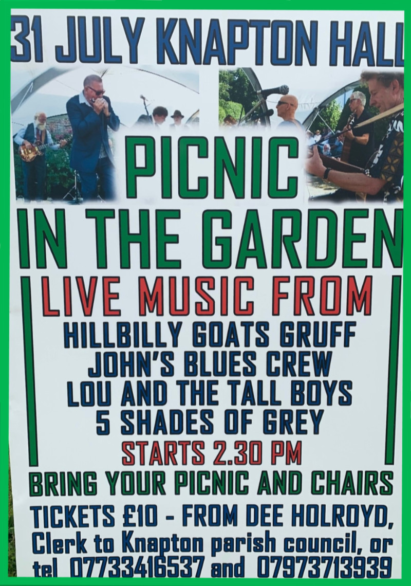 Picnic in the Garden - Flyer image