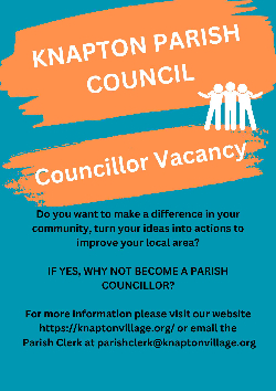 Knapton Parish Council Vacancy advert